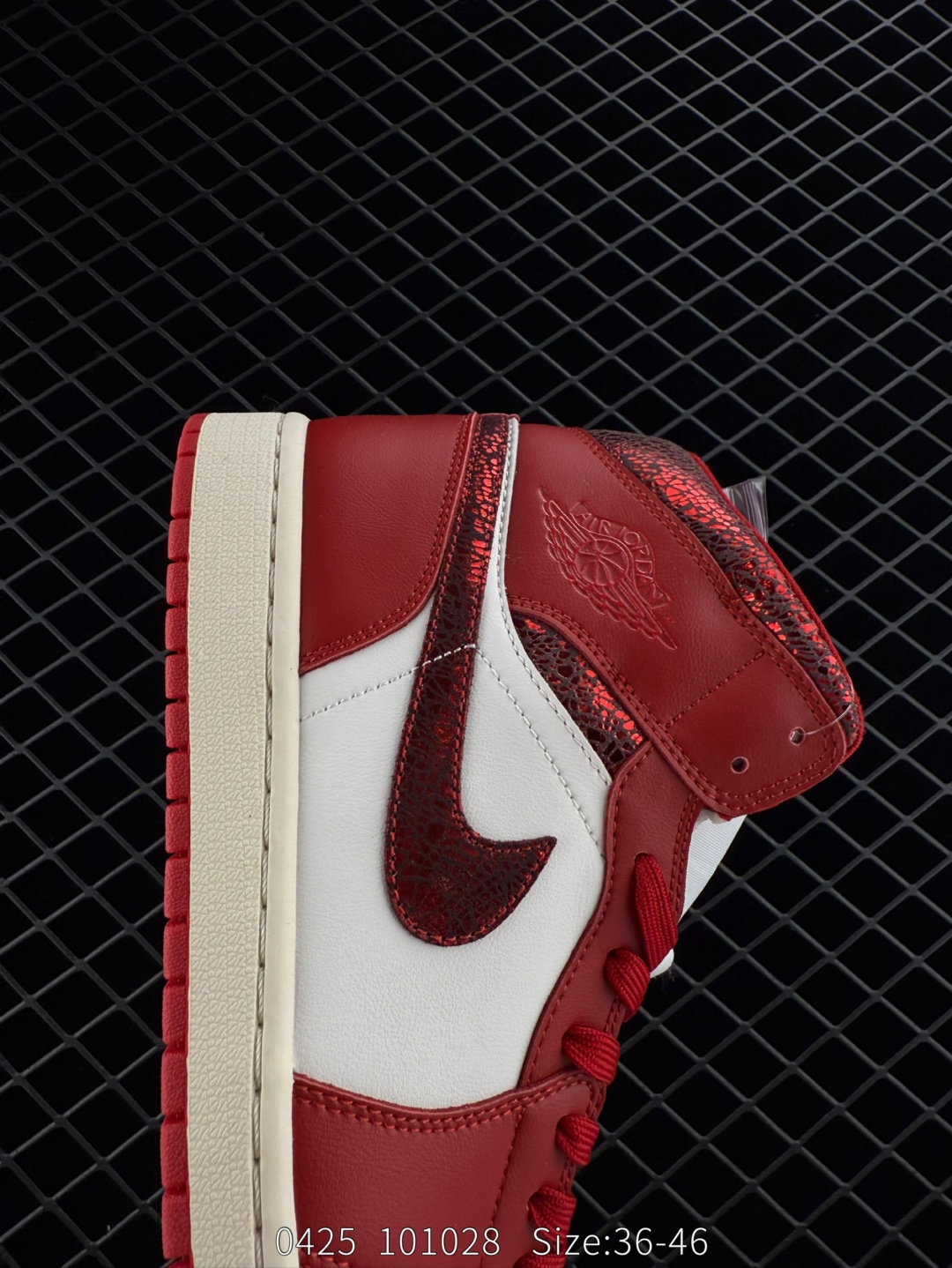 NIKE Air Jordan 1 Retro Mid”Reverse Black Toe“ TL BMXDAJ1